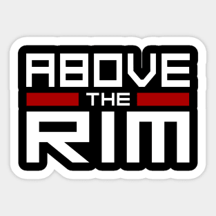 Basketball Lover Above The Rim Sticker